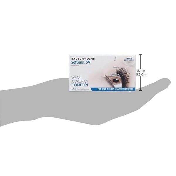 "Bausch & Lomb iConnect contact lenses with power range 1.00 to 11.00, offering extended vision comfort and clear, crisp vision for all-day wear."