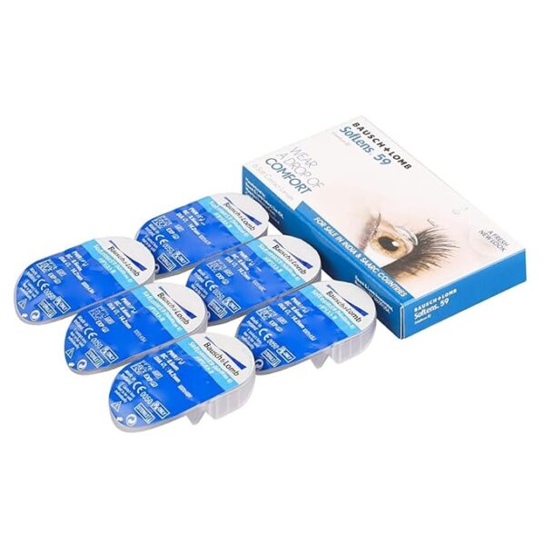 "Bausch & Lomb iConnect contact lenses with power range 1.00 to 11.00, offering extended vision comfort and clear, crisp vision for all-day wear."