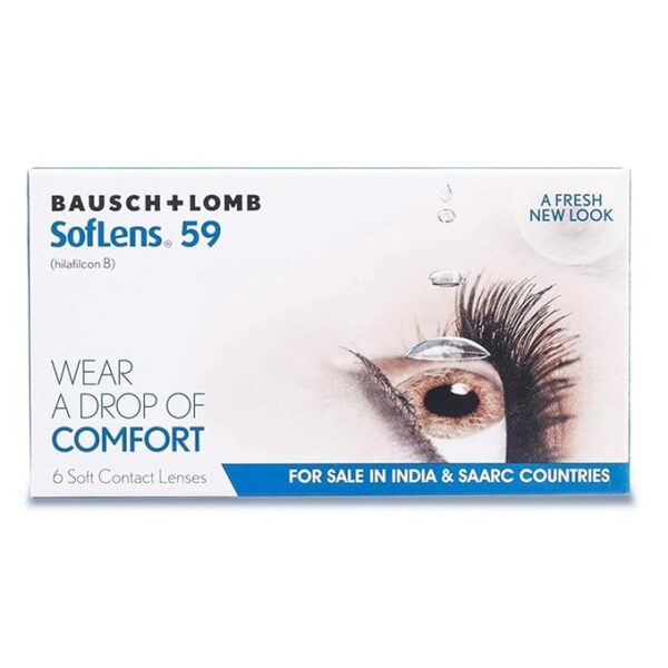 "Bausch & Lomb iConnect contact lenses with power range 1.00 to 11.00, offering extended vision comfort and clear, crisp vision for all-day wear."