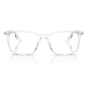"Ray-Ban RB 54381 white full-rim eyeglasses featuring a stylish and modern design, offering durability and comfort, perfect for a sleek and sophisticated look."